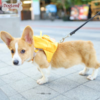 HKM-3495485 Trendy Chest Strap Travel Bag for Cats and Puppies, Waterproof TPE Material, Available in Yellow, Blue, Green