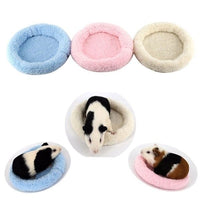 HKM-3495741 Cozy Plush Pet Mat for Small Animals - Hamster, Hedgehog, Rabbit, Green Crocodile & Beige Kangaroo