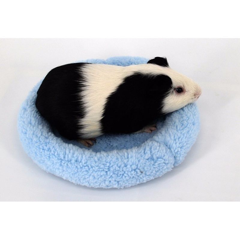 HKM-3495741 Cozy Plush Pet Mat for Small Animals - Hamster, Hedgehog, Rabbit, Green Crocodile & Beige Kangaroo