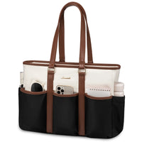 HKM-349587 Multi-Pockets Waterproof Large Laptop Tote Bag for Work, Travel, and College