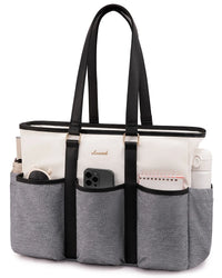HKM-349587 Multi-Pockets Waterproof Large Laptop Tote Bag for Work, Travel, and College