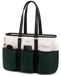 HKM-349587 Multi-Pockets Waterproof Large Laptop Tote Bag for Work, Travel, and College