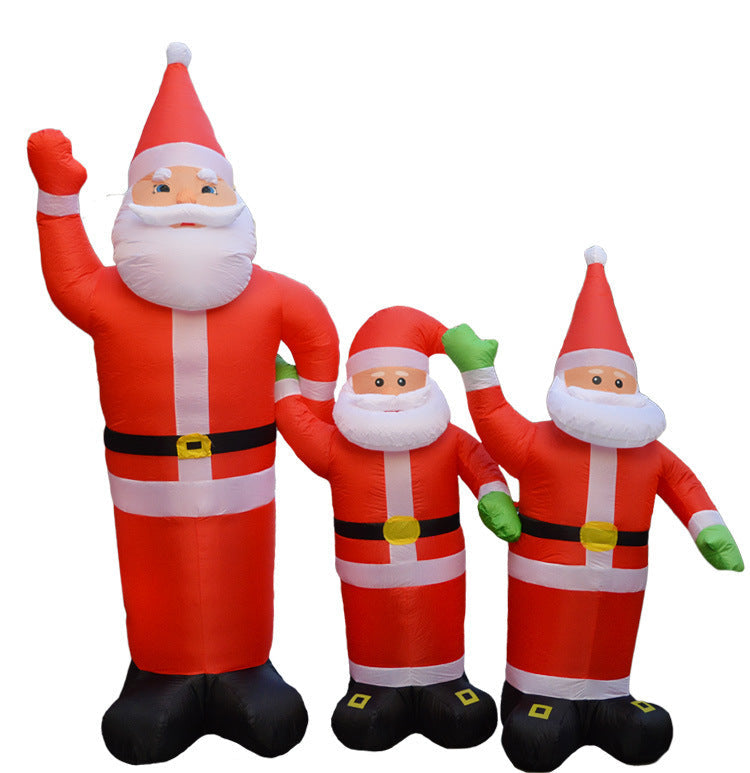 HKM-349651 Inflatable Holiday Santa Decoration in Red with Height Options from 1.2m to 6m