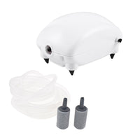 HKM-349715 Silent Aquarium Air Pump - 220-240V/110-120V, 2.5W, 1.8L/min Output