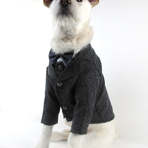 HKM-3498045 Elegant Dog Wedding Dress with Options for Suits and Vests in Various Colors and Sizes
