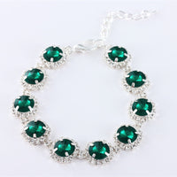 HKM-3498301 Rhinestone Dog Necklace with Extension Chain in Multiple Colors