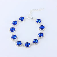 HKM-3498301 Rhinestone Dog Necklace with Extension Chain in Multiple Colors