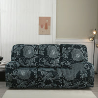 HKM-349843 Three-Seat Polyester Sofa Cover with Vibrant Patterns and Modern Design