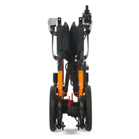 HKM-349907 Carbon Fiber Folding Electric Wheelchair with Removable Lithium Battery, 140kg Load Capacity, Dual Motor, Compact Design