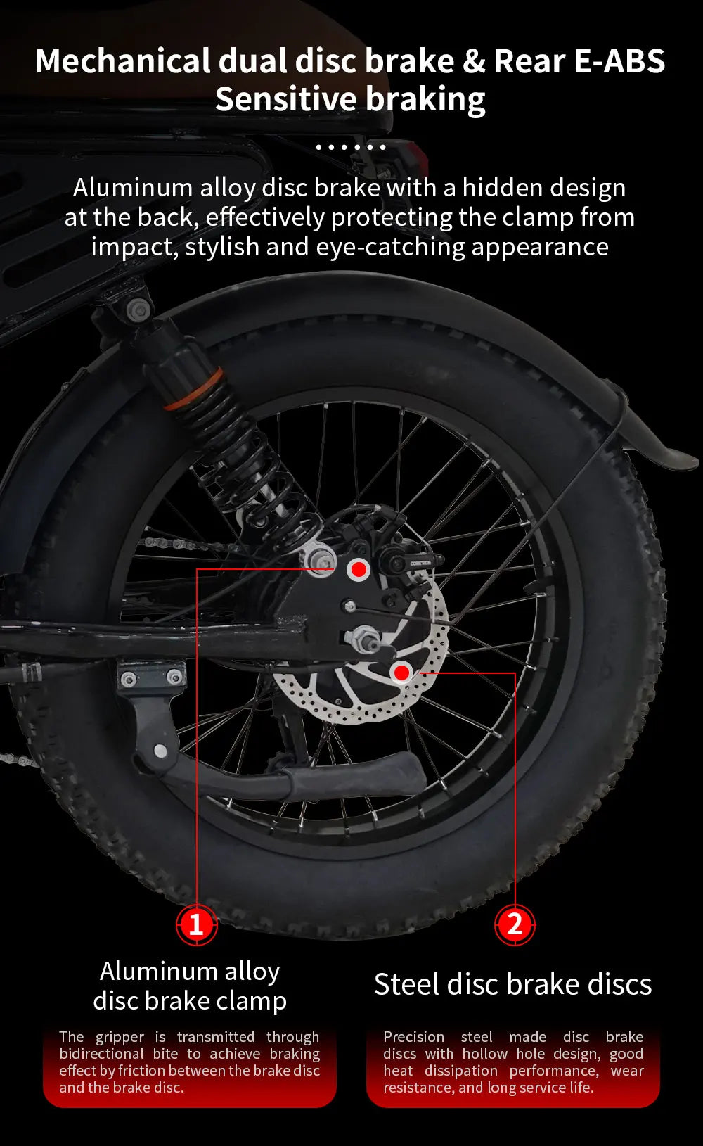 HKM-349971 750W Off-Road Electric Mountain Bike with 20-Inch Fat Tires for Adults - High Speed & Eco-Friendly
