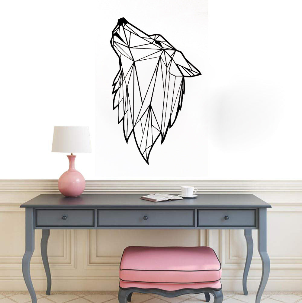 HKM-349971 Large Black PVC Waterproof Wall Sticker for Living Room Decor – Eco-Friendly & Removable Design