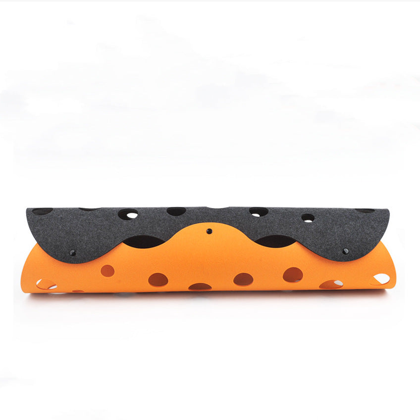 HKM-3500733 Collapsible Cat Tunnel with Interactive Peepholes and Soft Felt Material for Kittens and Small Pets