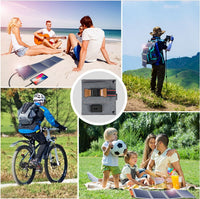 HKM-350099 Solar Charger for Mobile Phones and Tablets - USB Interface, 5V, 3000mA Output