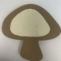 HKM-3501629 Mushroom Shaped Cat Scratching Post for Play and Relief