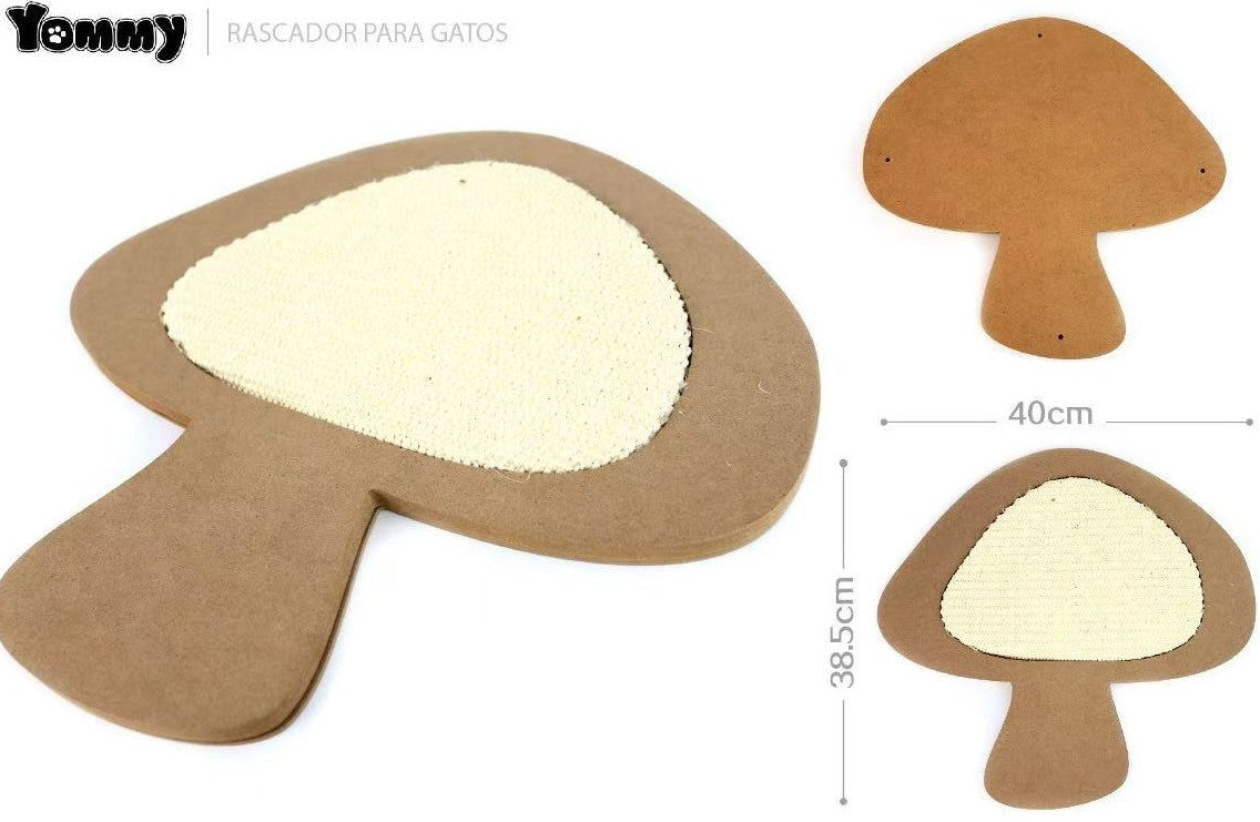 HKM-3501629 Mushroom Shaped Cat Scratching Post for Play and Relief