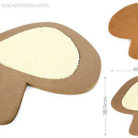 HKM-3501629 Mushroom Shaped Cat Scratching Post for Play and Relief