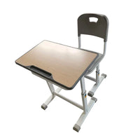 HKM-350163 Adjustable School Desks and Chairs Set for Modern Classrooms, Ideal Student Study Furniture