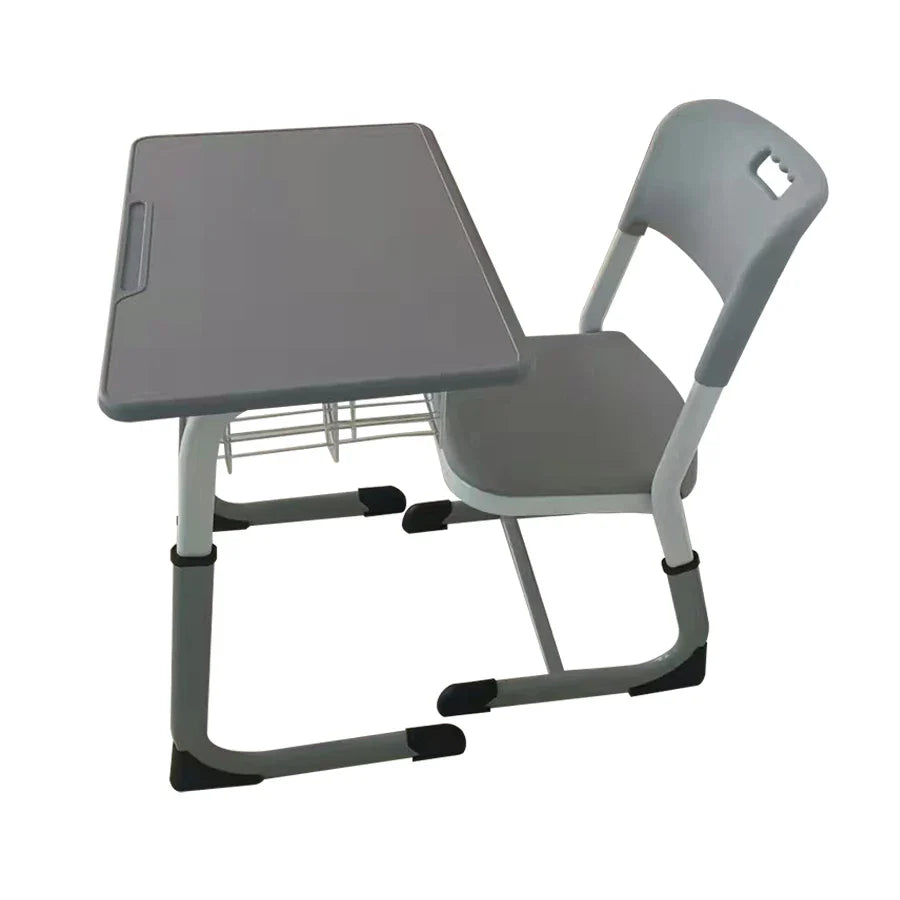 HKM-350163 Adjustable School Desks and Chairs Set for Modern Classrooms, Ideal Student Study Furniture