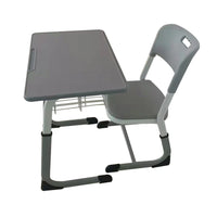 HKM-350163 Adjustable School Desks and Chairs Set for Modern Classrooms, Ideal Student Study Furniture