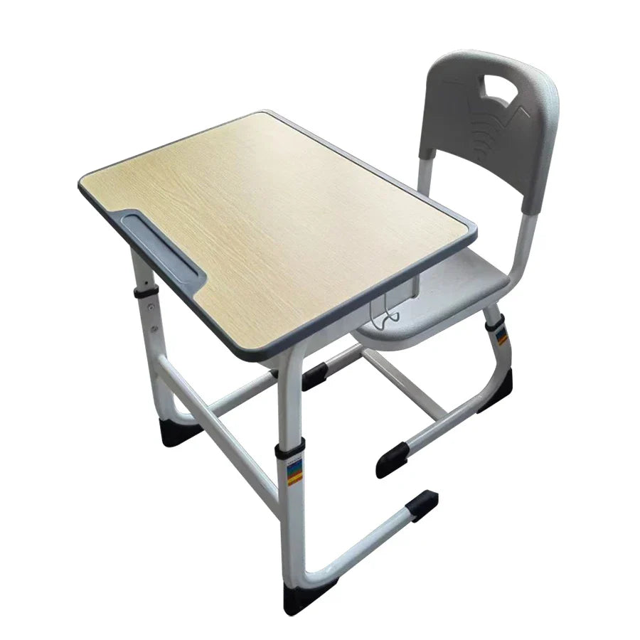 HKM-350163 Adjustable School Desks and Chairs Set for Modern Classrooms, Ideal Student Study Furniture