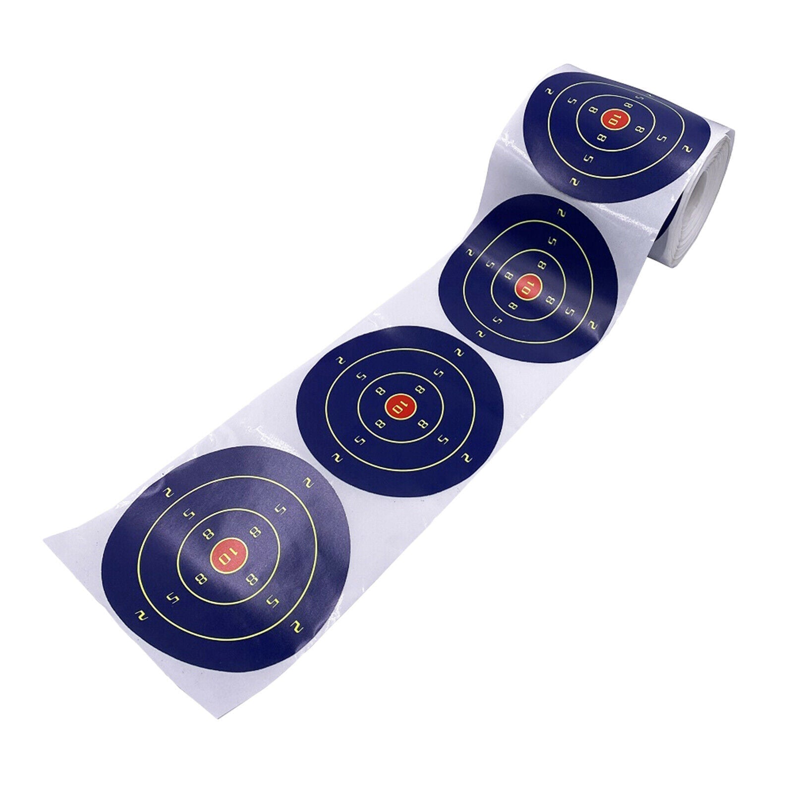 HKM-350355 Splash-Color Target Stickers for Shooting Practice - Self-Adhesive, 200 Sheets per Roll, 10cm Diameter