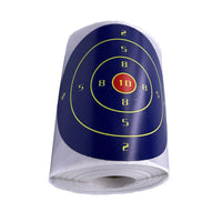 HKM-350355 Splash-Color Target Stickers for Shooting Practice - Self-Adhesive, 200 Sheets per Roll, 10cm Diameter