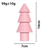 HKM-3504061 Medium Bite-Resistant TPR Pet Toy Christmas Tree in Various Colors