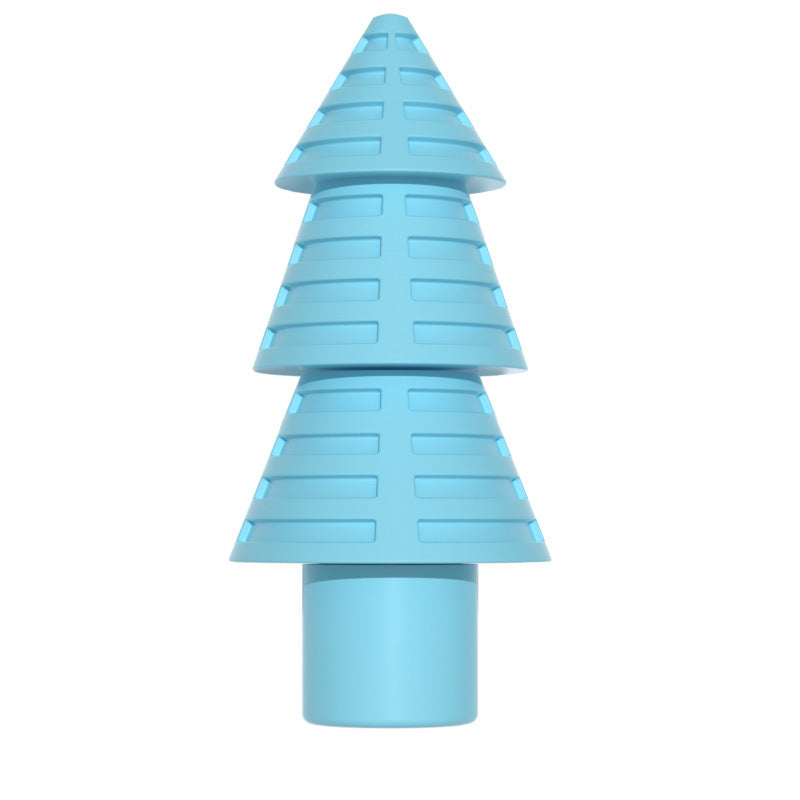 HKM-3504061 Medium Bite-Resistant TPR Pet Toy Christmas Tree in Various Colors