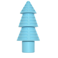 HKM-3504061 Medium Bite-Resistant TPR Pet Toy Christmas Tree in Various Colors