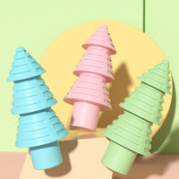HKM-3504061 Medium Bite-Resistant TPR Pet Toy Christmas Tree in Various Colors