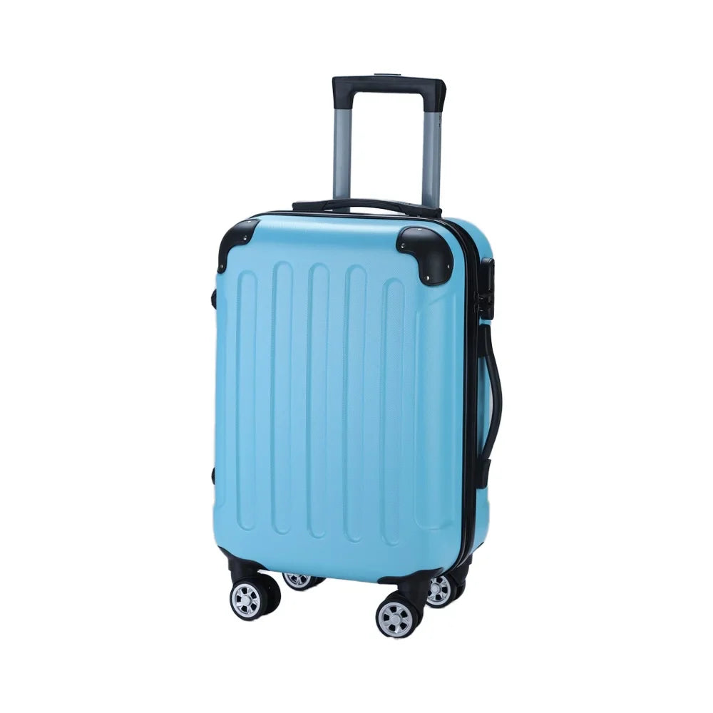 HKM-350419 20 Inch and 24 Inch Wheeled Luggage Set for Travel, Durable Cabin and Suitcase Bags