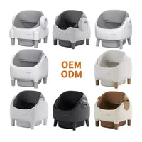 HKM-350483 Self-Cleaning Electric Cat Litter Box with Timed App Control and 20L Capacity