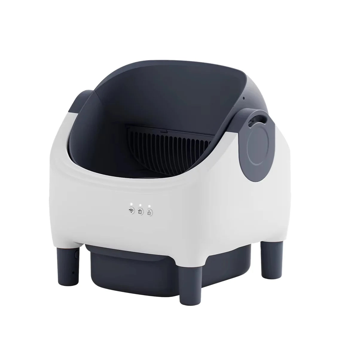 HKM-350483 Self-Cleaning Electric Cat Litter Box with Timed App Control and 20L Capacity