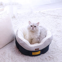HKM-3505469 Cozy Four Seasons Universal Pet Cat House ¨C Soft Rabbit Fleece, Suitable for Cats Up to 15 lbs