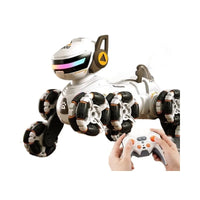 HKM-350611 Remote-Controlled Stunt Dog Toy with 360° Rotation, Light & Sound for Kids Age 5 and Up