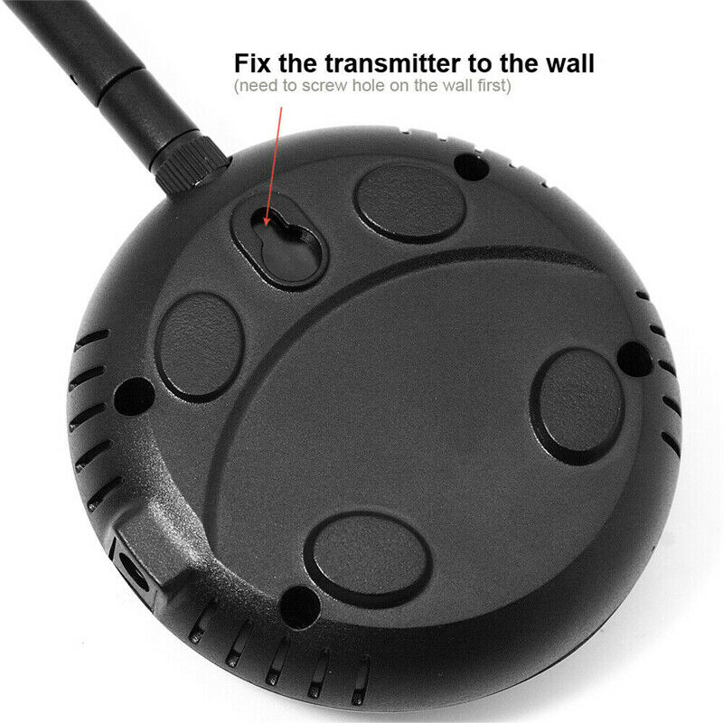 HKM-3506877 Wireless Pet Fence with Waterproof Intelligent Training Collar for Dogs, Adjustable Signal Level, Remote Control Range Up to 150m, Fits Neck Circumference Up to 25"
