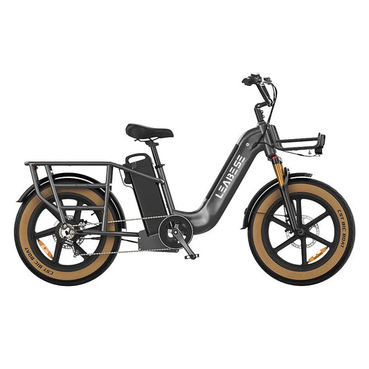 HKM-350739 750W Electric Fat Tire Mountain Bike with 7-Speed Gears and 80KM Range