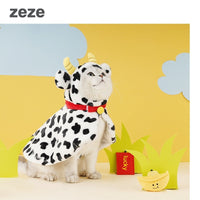 HKM-3507773 Cozy Cow Cloak for Cats and Small Dogs - Windproof Flannel Pet Cape