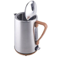HKM-350803 Stainless Steel Cordless Electric Kettle 1.7L with Concealed Heating Element and Auto Shutoff
