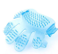 HKM-3509053 Adjustable Pet Finger Grooming Brush for Bathing and Massaging Cats and Dogs