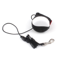 HKM-351187 Hands-Free Automatic Telescopic Traction Rope for Cats and Dogs, 3m High Strength Nylon and Polyester
