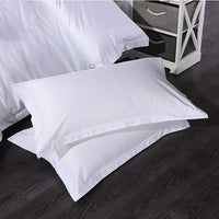 HKM-351187 Single Bed Cotton Pillowcase - Pure Cotton, Various Weaving & Density Options, Suitable for Hotels and Home Use