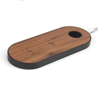 HKM-351251 Natural Bamboo Wireless Charger with Ultra-Thin Design and Durable Structure