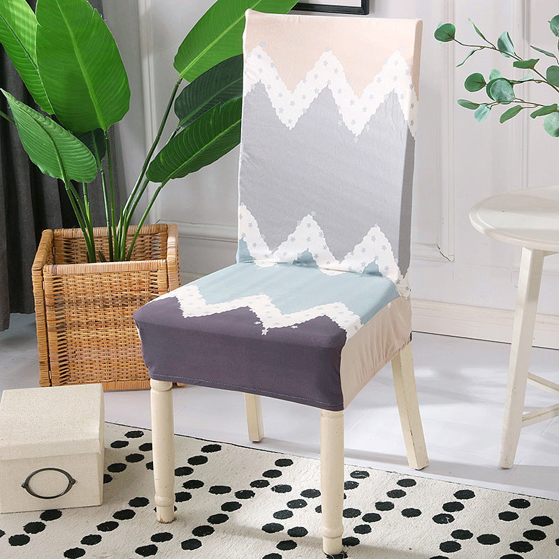 HKM-351251 Stretchable One-Piece Chair Cover - Polyester Fiber with Spandex Blend