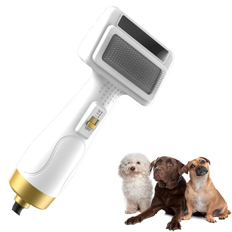 HKM-3512765 Pet Hair Dryer with ABS Material and 360¡ã Rotating Power Cord, 380W, White