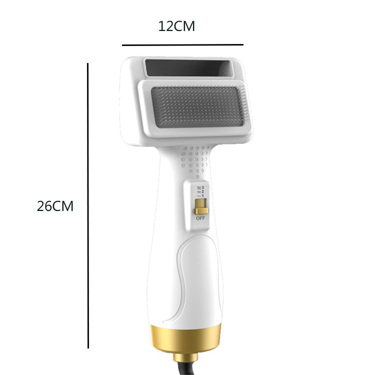 HKM-3512765 Pet Hair Dryer with ABS Material and 360¡ã Rotating Power Cord, 380W, White