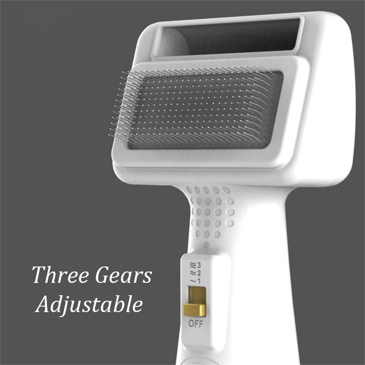 HKM-3512765 Pet Hair Dryer with ABS Material and 360¡ã Rotating Power Cord, 380W, White