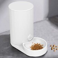 HKM-3513149 Automatic Plastic Cat Water Dispenser and Feeder Set - Easy to Clean, Eco-Friendly, White