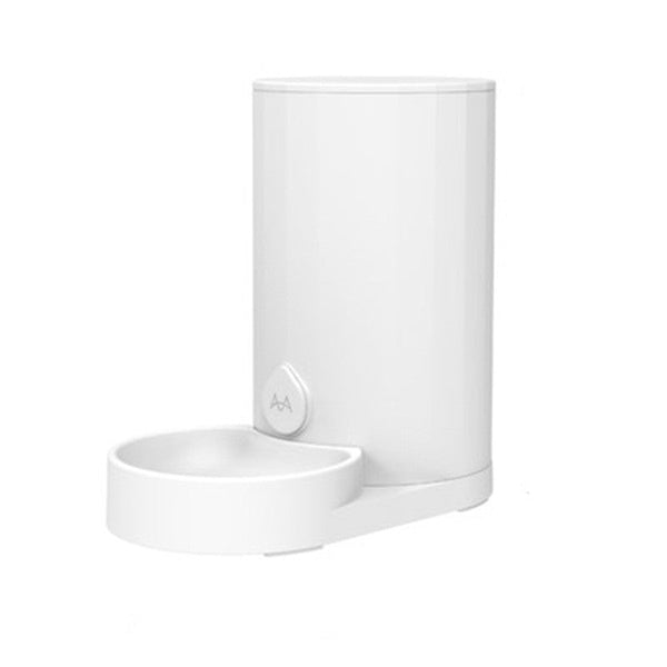 HKM-3513149 Automatic Plastic Cat Water Dispenser and Feeder Set - Easy to Clean, Eco-Friendly, White