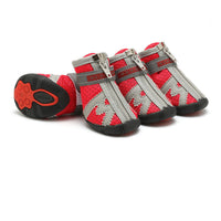 HKM-3513789 Dog Foot Covers - Waterproof & Breathable Pet Shoes with Non-Slip Bottom in Various Colors and Materials